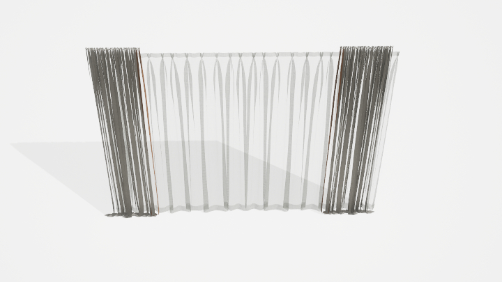 渲染模型_窗帘928