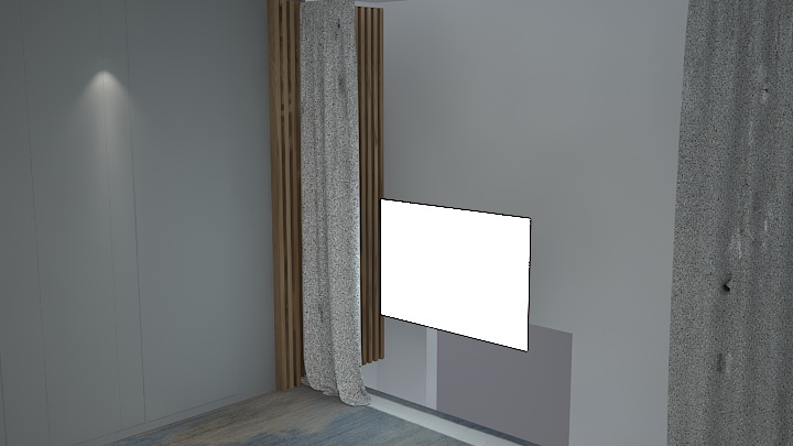 渲染模型_窗帘937