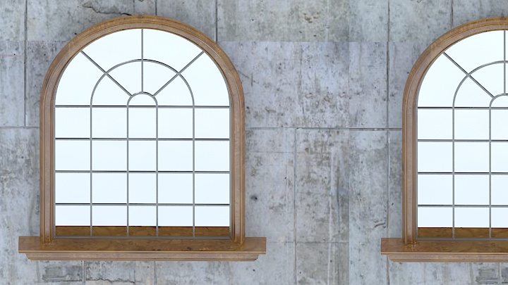 渲染模型_窗户237