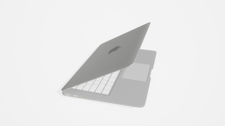 渲染模型_笔记本电脑042