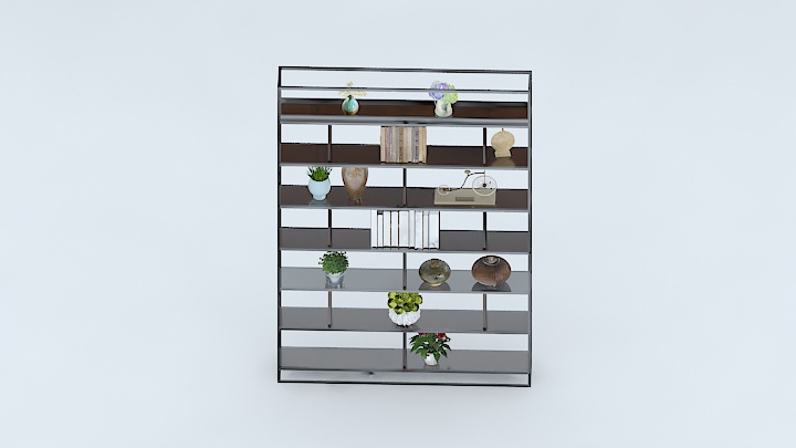 渲染模型_置物架189