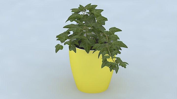 渲染模型_花盆070