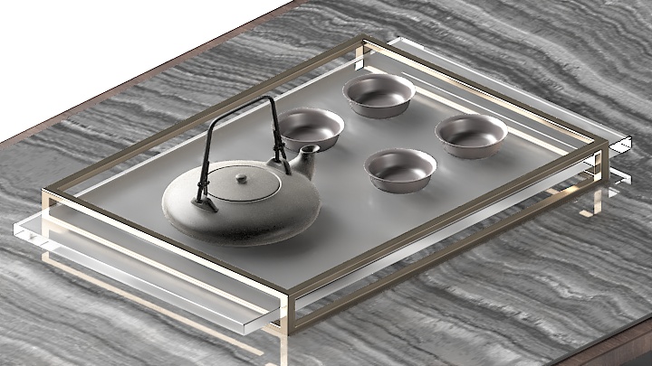 渲染模型_茶具082