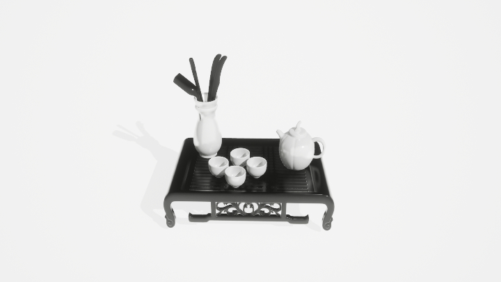 渲染模型_茶具086