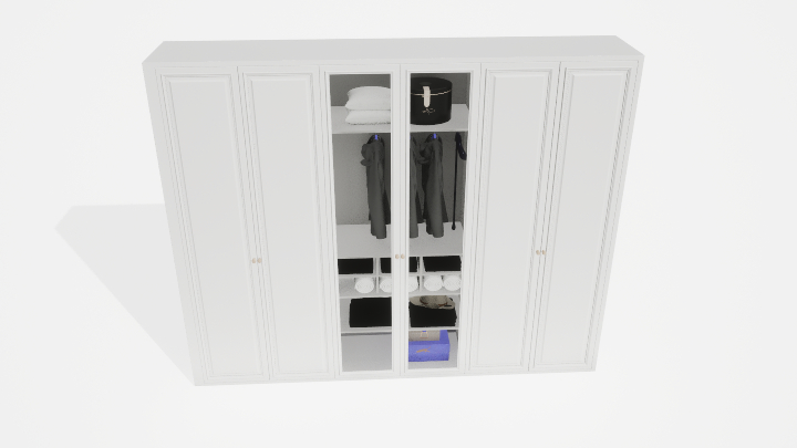 渲染模型_衣柜212