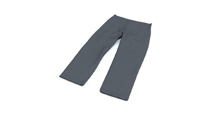 渲染模型_裤子029