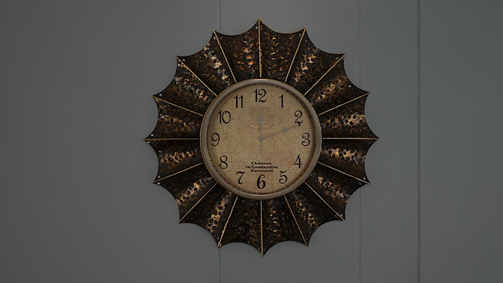 渲染模型_钟表035