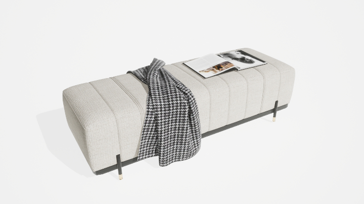 渲染模型_长凳063