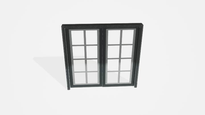 渲染模型_门1388