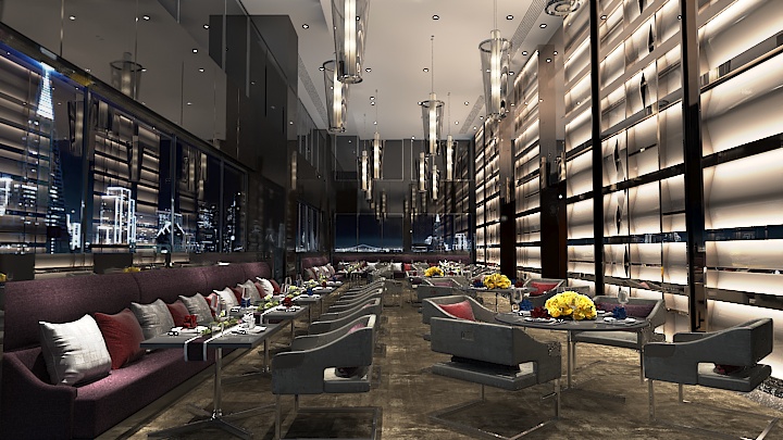 渲染模型_餐厅027