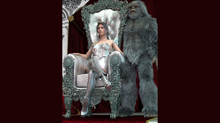 Daz3DPoser_人与怪物002