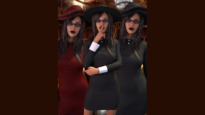 Daz3DPoser_女性人物2421