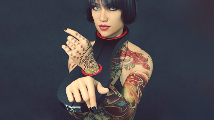 Daz3DPoser_女性人物2467