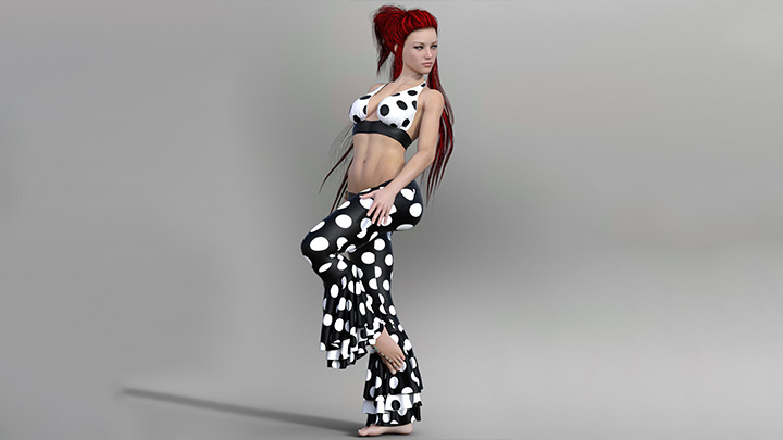 Daz3DPoser_女性人物2482