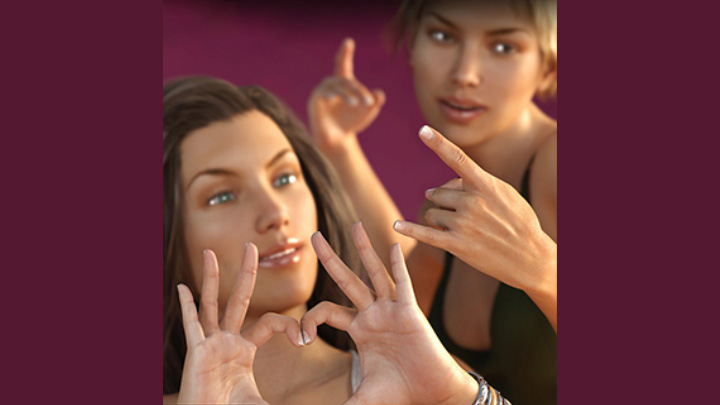 Daz3DPoser_女性人物2531