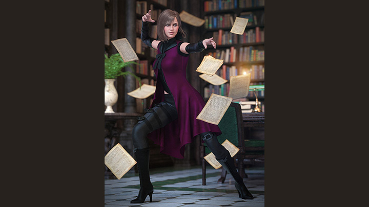 Daz3DPoser_女性人物2540