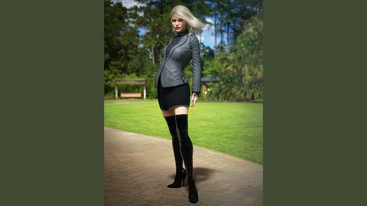 Daz3DPoser_女性人物2547