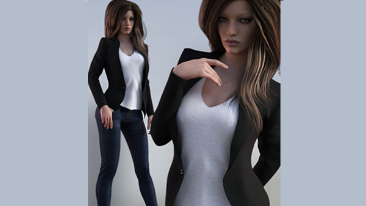 Daz3DPoser_女性人物2552