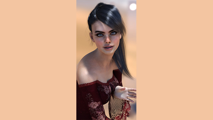 Daz3DPoser_女性人物2559