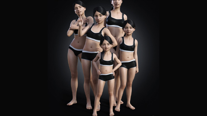 Daz3DPoser_女性人物2582