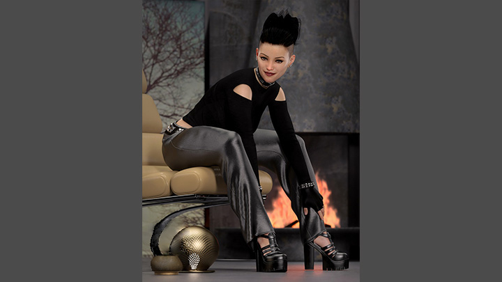 Daz3DPoser_女性人物2713