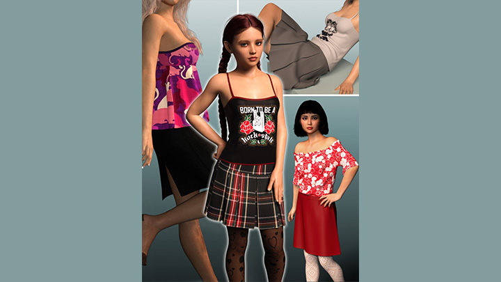 Daz3DPoser_女性人物2739