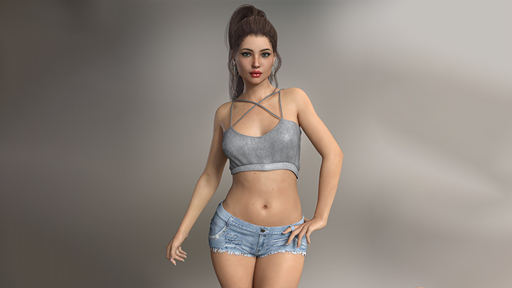 Daz3DPoser_女性人物2836