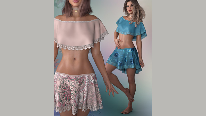 Daz3DPoser_女性人物2863