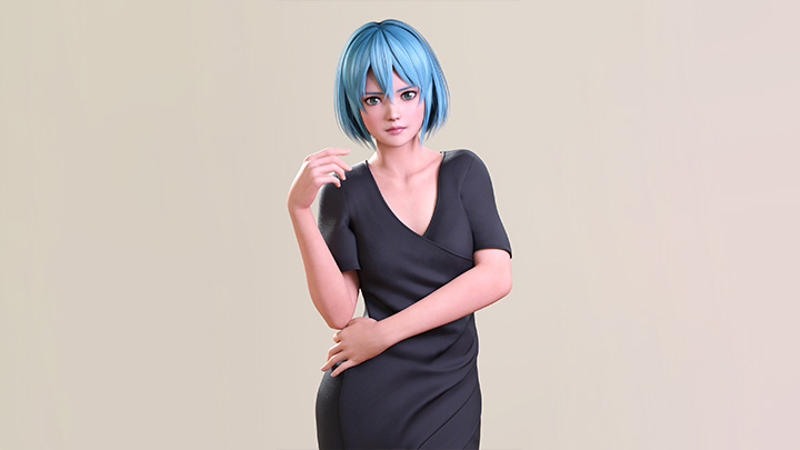 Daz3DPoser_女性人物2887