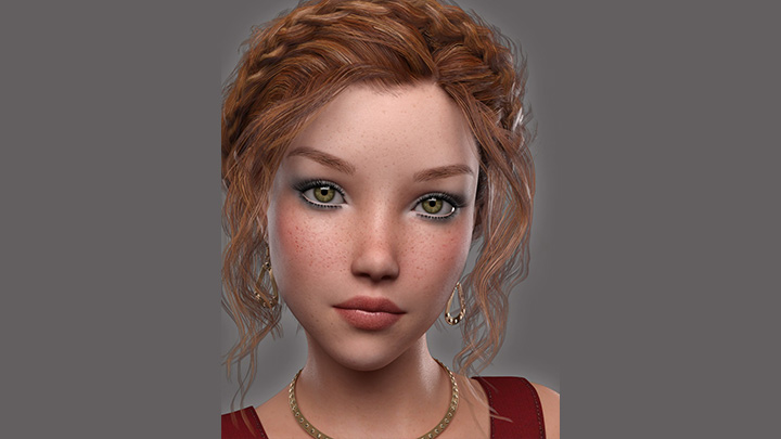 Daz3DPoser_女性人物2896