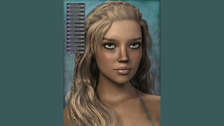 Daz3DPoser_女性人物3000