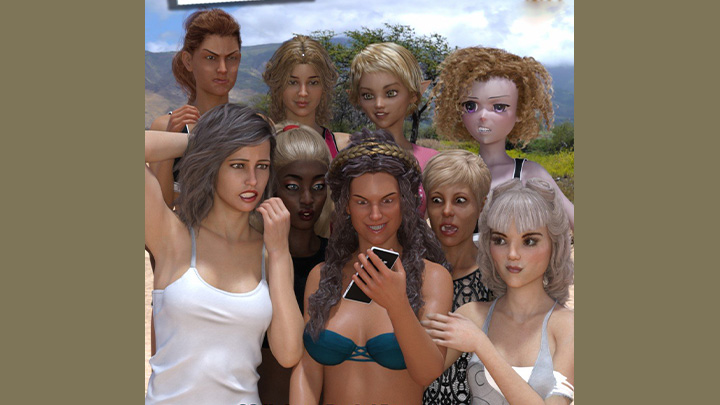 Daz3DPoser_女性人物3001