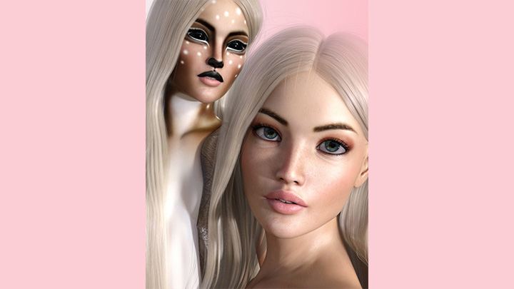 Daz3DPoser_女性人物3008