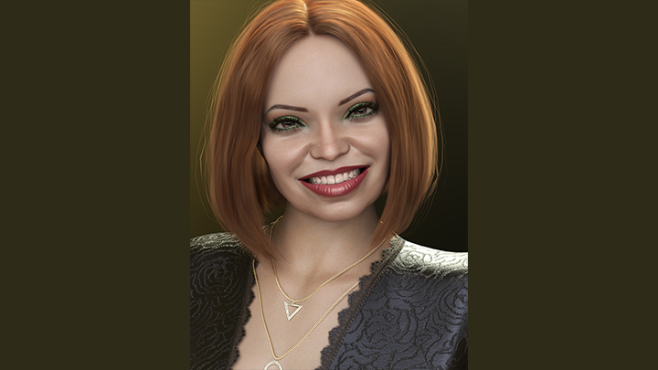 Daz3DPoser_女性人物3075