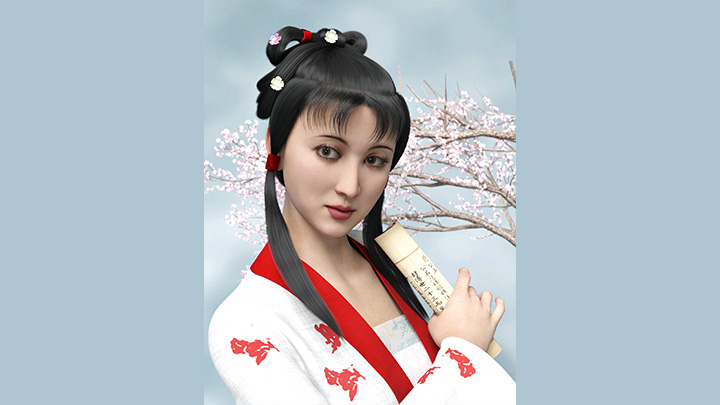 Daz3DPoser_女性人物3084