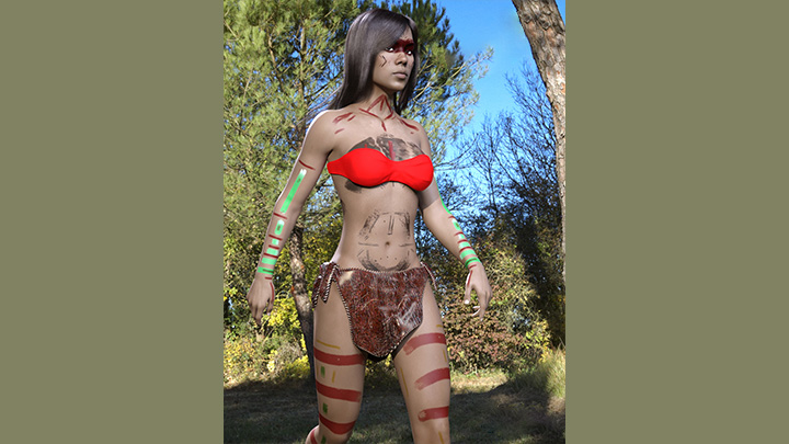 Daz3DPoser_女性人物3092