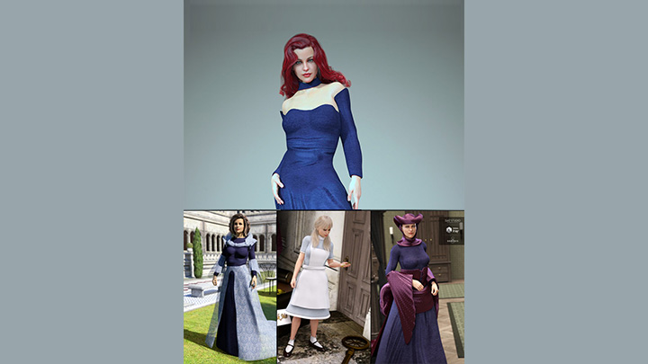 Daz3DPoser_女性人物3094