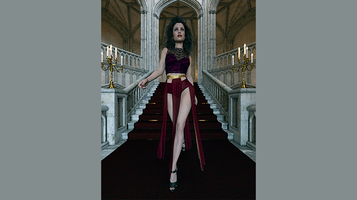 Daz3DPoser_女性人物3120