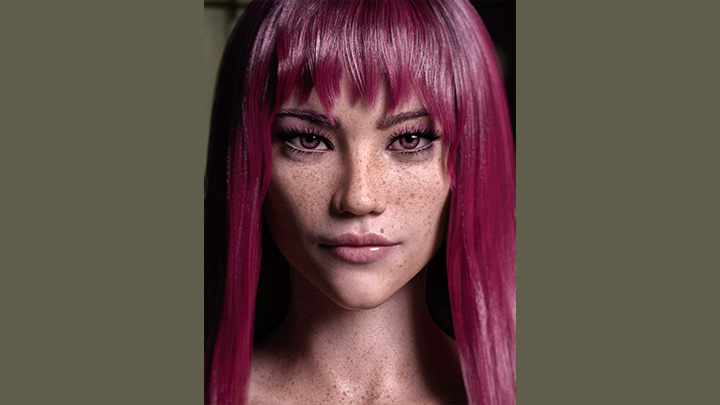 Daz3DPoser_女性人物3152