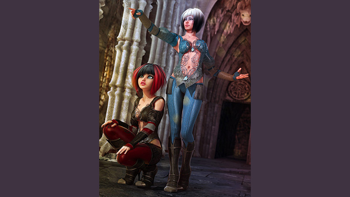 Daz3DPoser_女性角色407