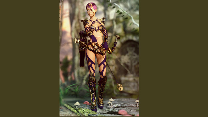 Daz3DPoser_女性角色476