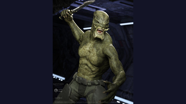 Daz3DPoser_怪物060