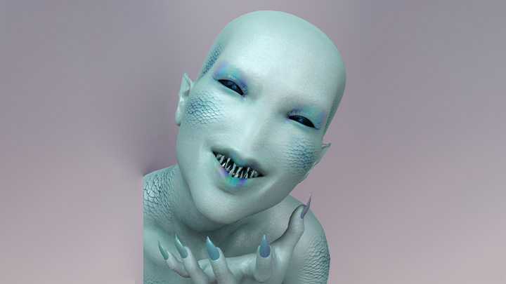 Daz3DPoser_怪物070