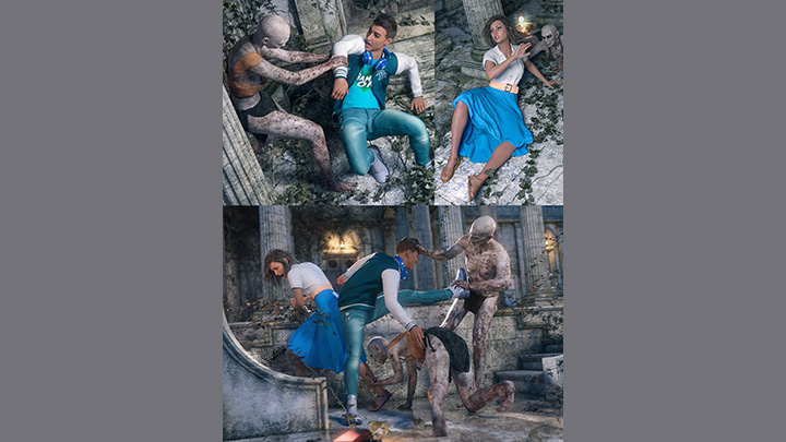 Daz3DPoser_战斗015