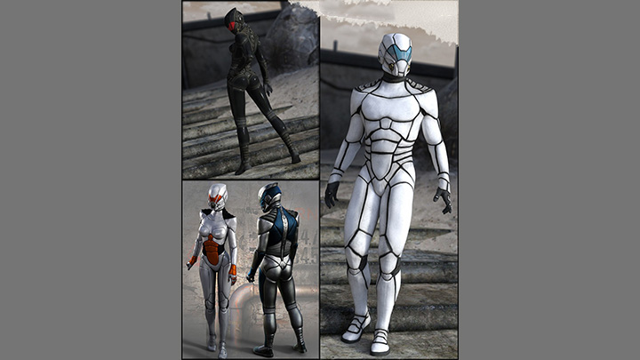 Daz3DPoser_机器人006