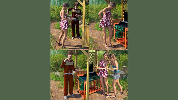 Daz3DPoser_男女人物091