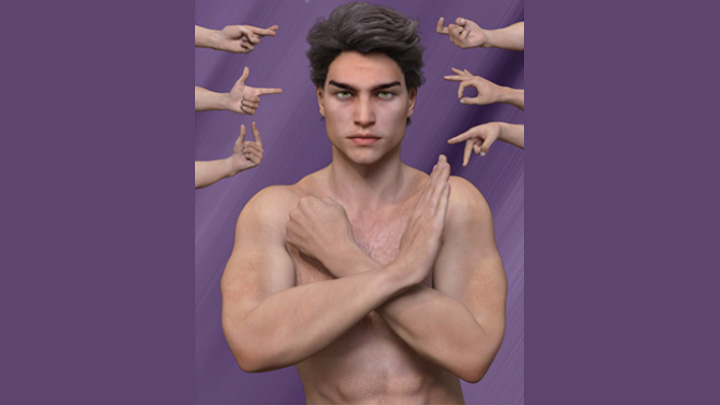 Daz3DPoser_男性人物544