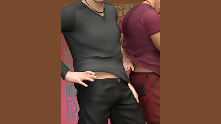 Daz3DPoser_男性人物555
