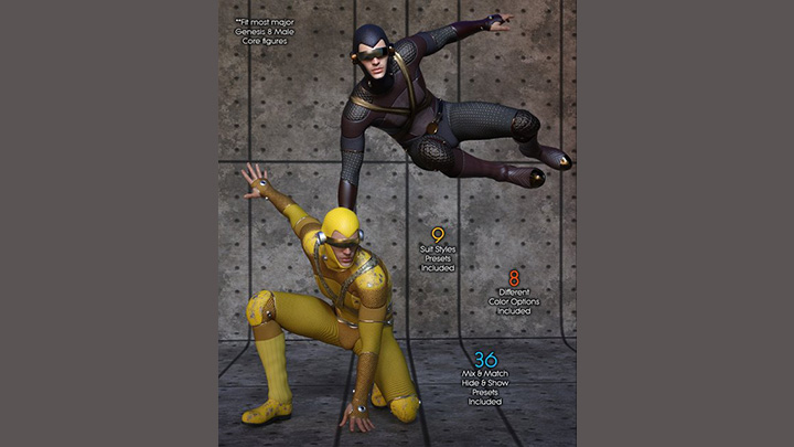 Daz3DPoser_男性角色153