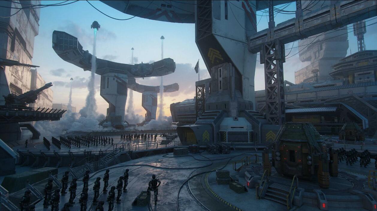 Kitbash3D-FUTURE Warfare未来科幻军事基地